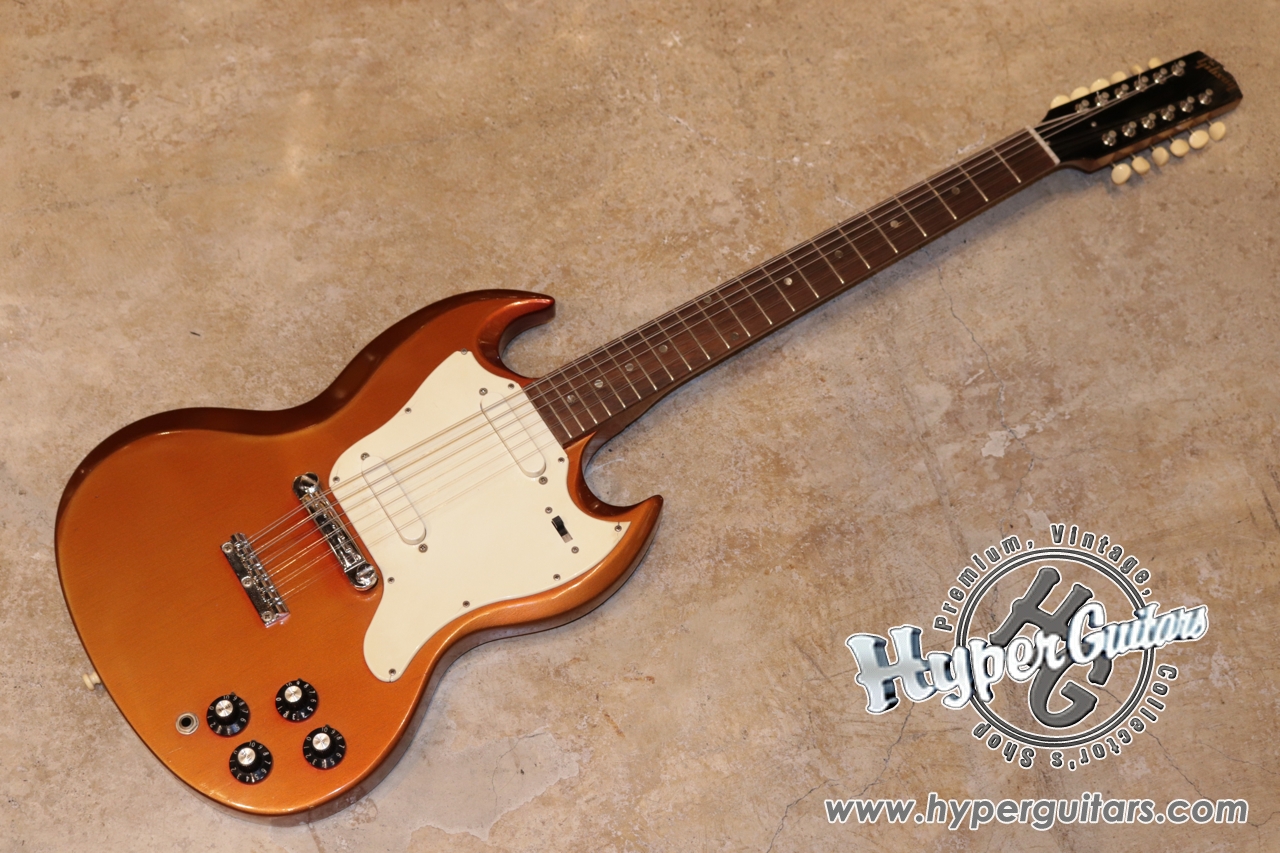 Gibson '67 Melody Maker XII - バーガンディ - Hyper Guitars