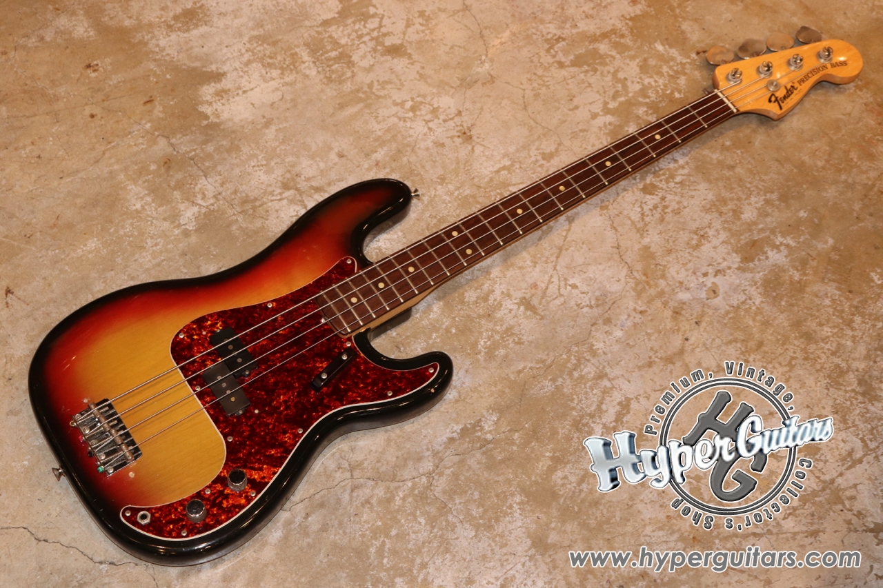 Fender '69 Precision Bass - サンバースト / ローズ - Hyper Guitars 