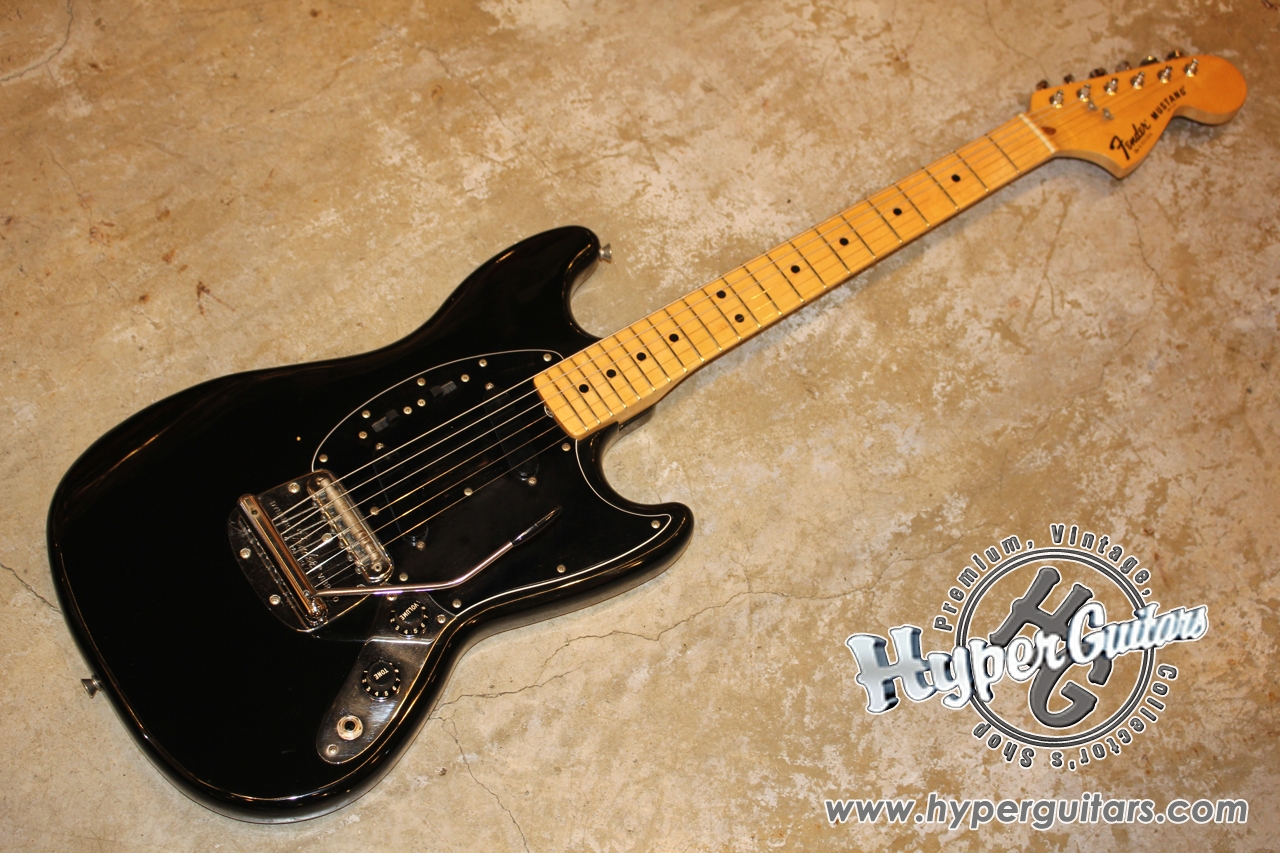 Fender '78 Mustang - ブラック / メイプル - ハイパーギターズ Hyper Guitars | ヴィンテージギター u0026  アンプ専門店 | 50年代-70年代を中心に選りすぐった中古ヴィンテージギターとアンプの専門店ハイパーギターズHyperGuitars。当店は創業30年以上のヴィンテージギター  ...