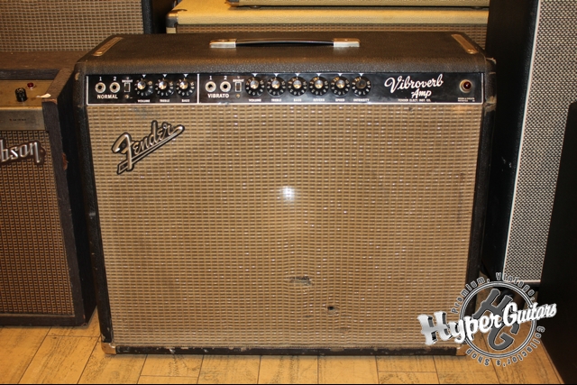 Fender '64 Vibroverb Amp - Black Face - Hyper Guitars | VINTAGE 