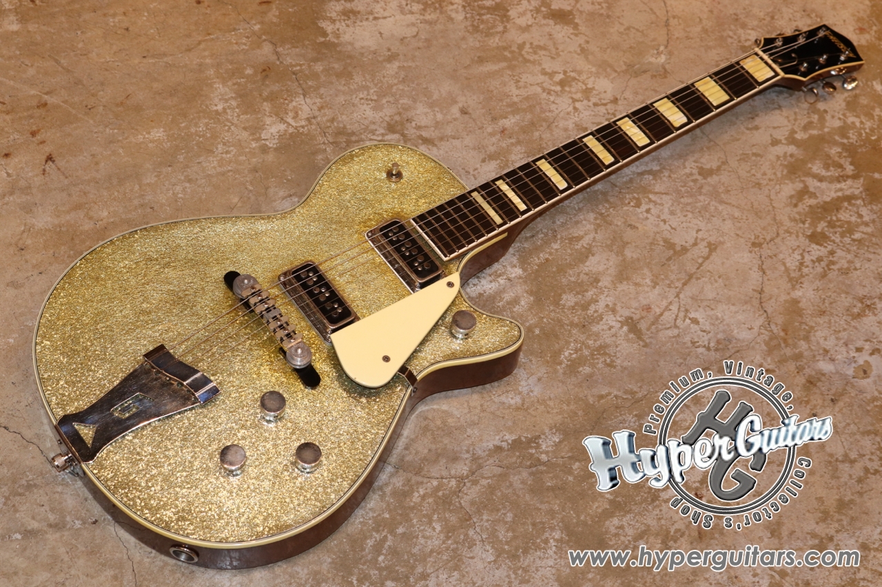 Gretsch '55 Silver Jet #6129 - シルバー スパークル - Hyper Guitars 