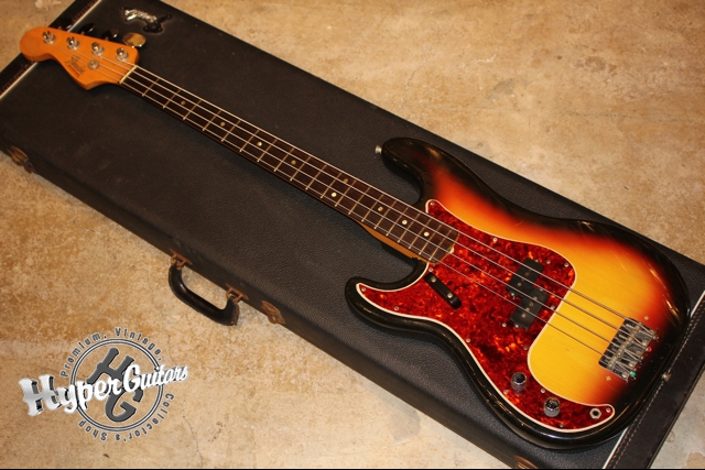 Fender '66 Precision Bass Lefty - サンバースト / ローズ - Hyper ...