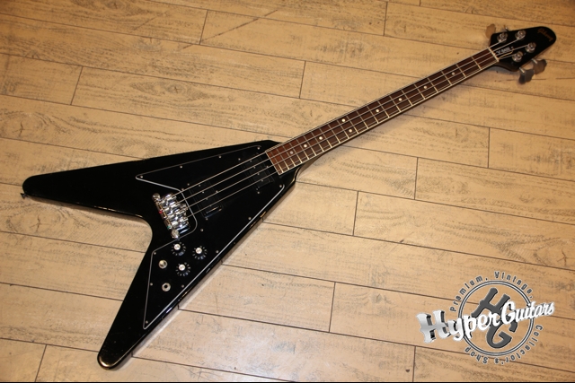 Gibson '81 Flying V Bass - ブラック - Hyper Guitars | ヴィンテージ