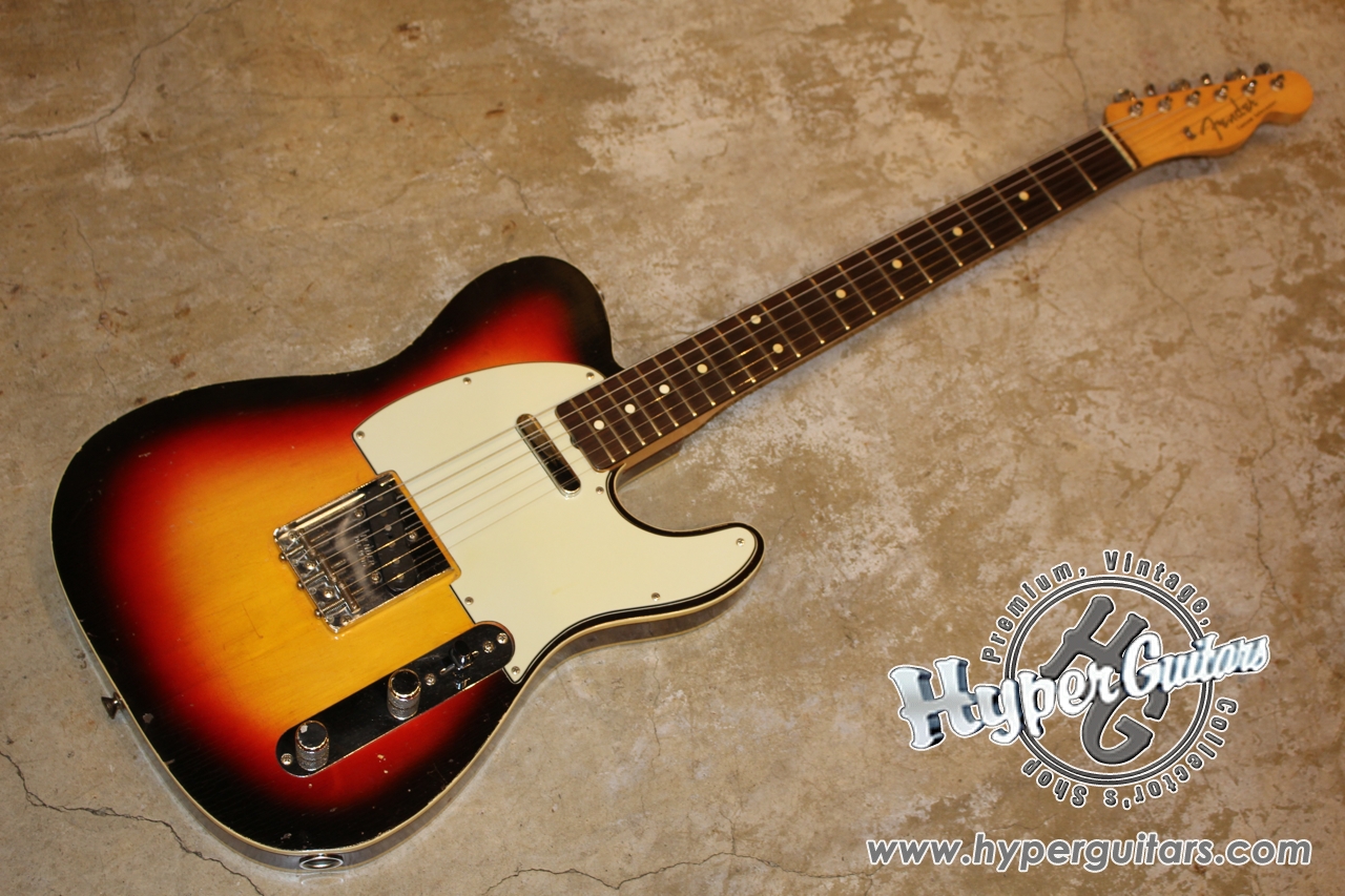 Fender '62 Custom Telecaster - Sunburst / Slab Rose - Hyper