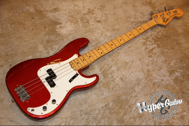 Fender '71 Precision Bass - キャンディアップルレッド / メイプル