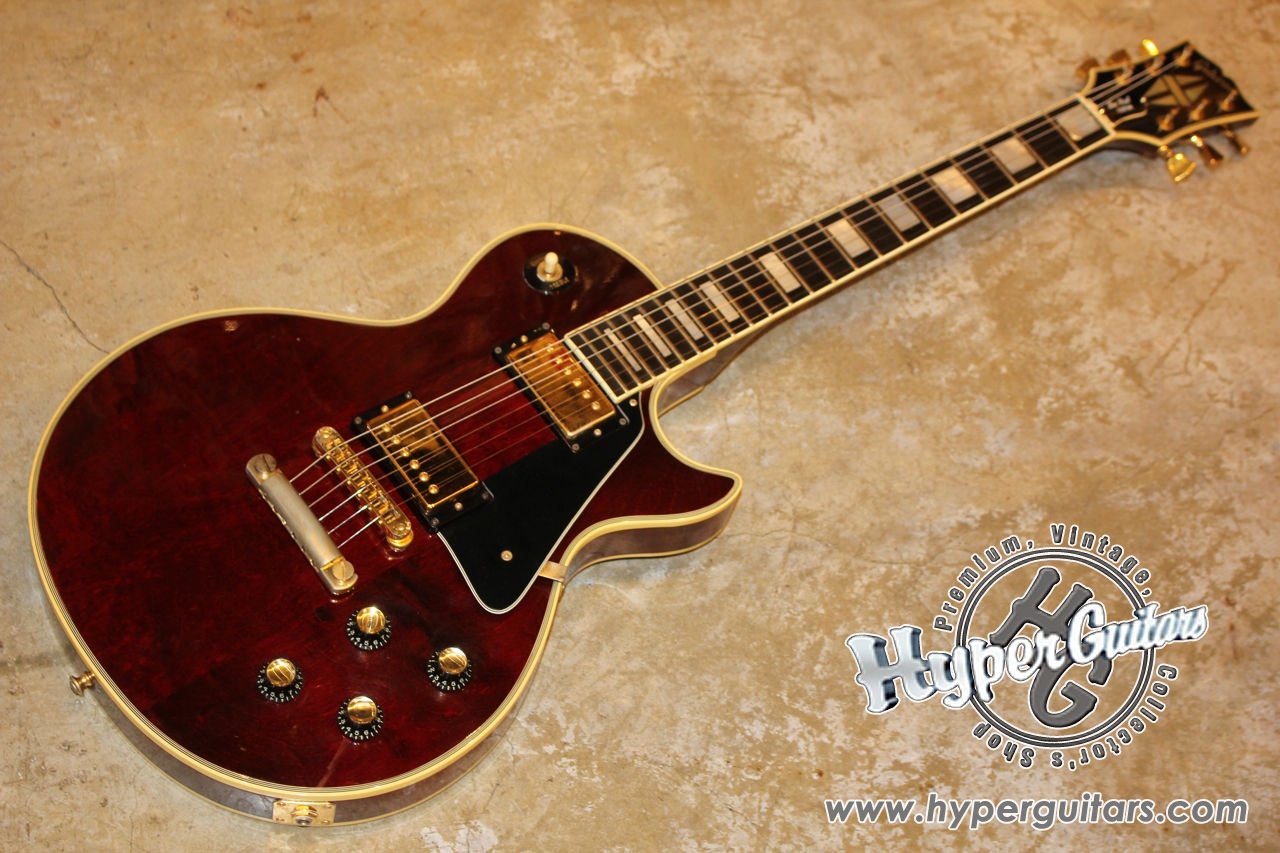 Gibson '78 Les Paul Custom - ワインレッド - ハイパーギターズ Hyper 