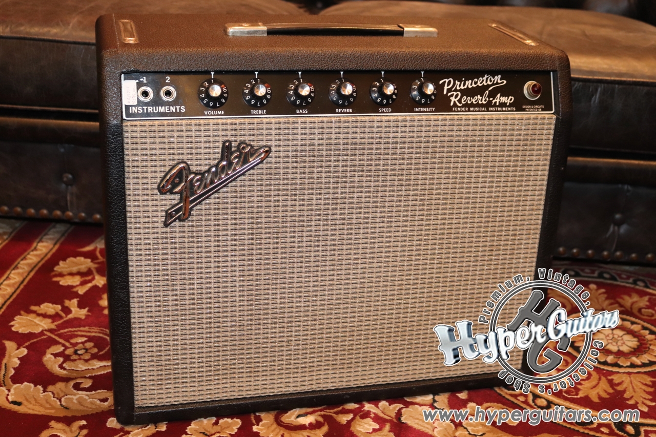 Fender '66 Princeton Reverb Amp - ブラック フェイス - Hyper 