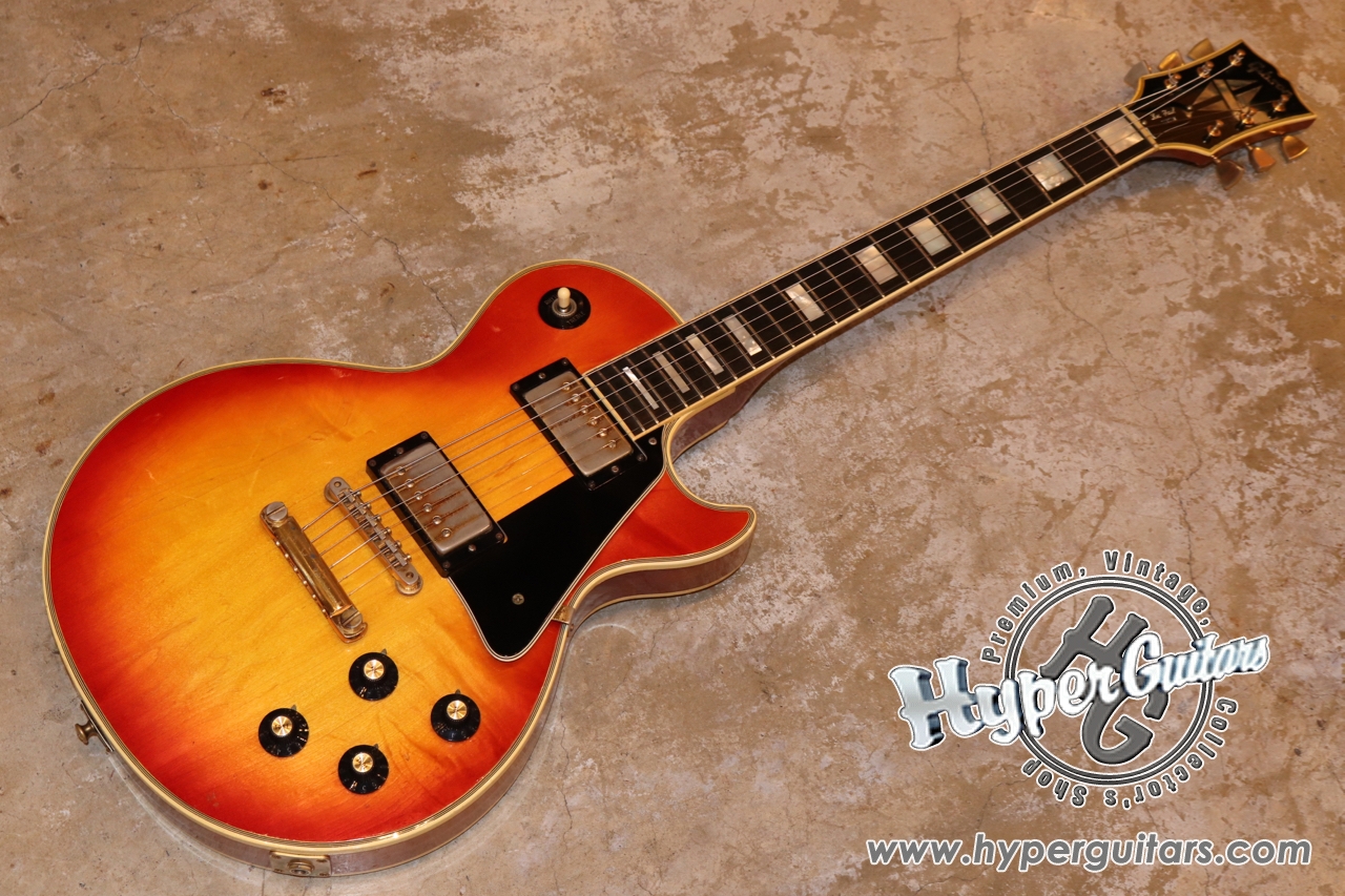 Gibson '74 Les Paul Custom - チェリーサンバースト - ハイパー 