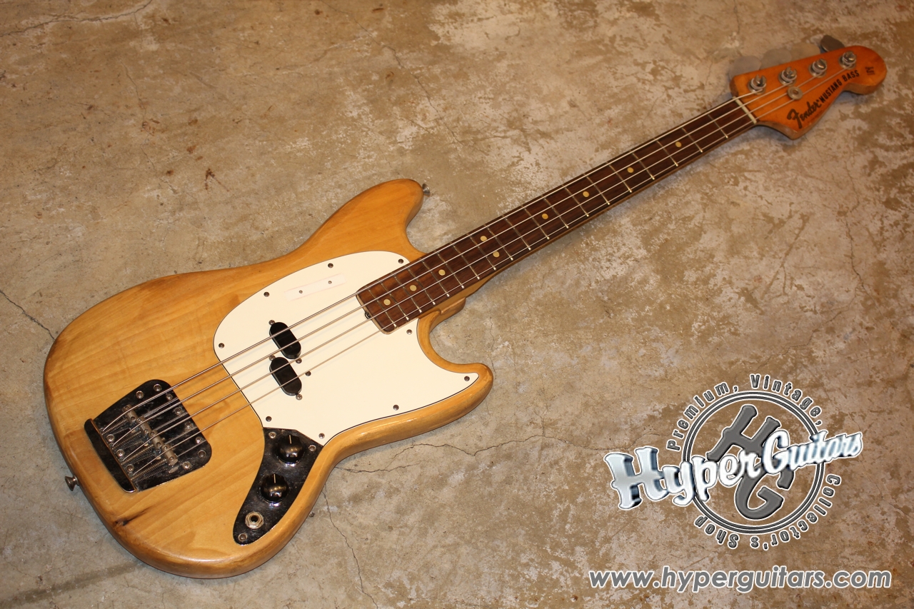 Fender 70’s Mustang Bass - 剥ぎナチュラル / ローズ - Hyper Guitars | ヴィンテージギター