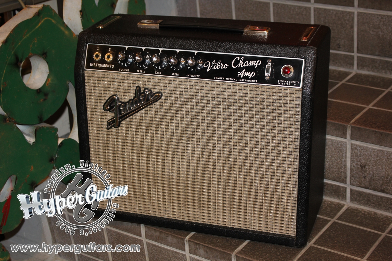 Fender '66 Vibro Champ Amp - ブラックフェイス - Hyper Guitars