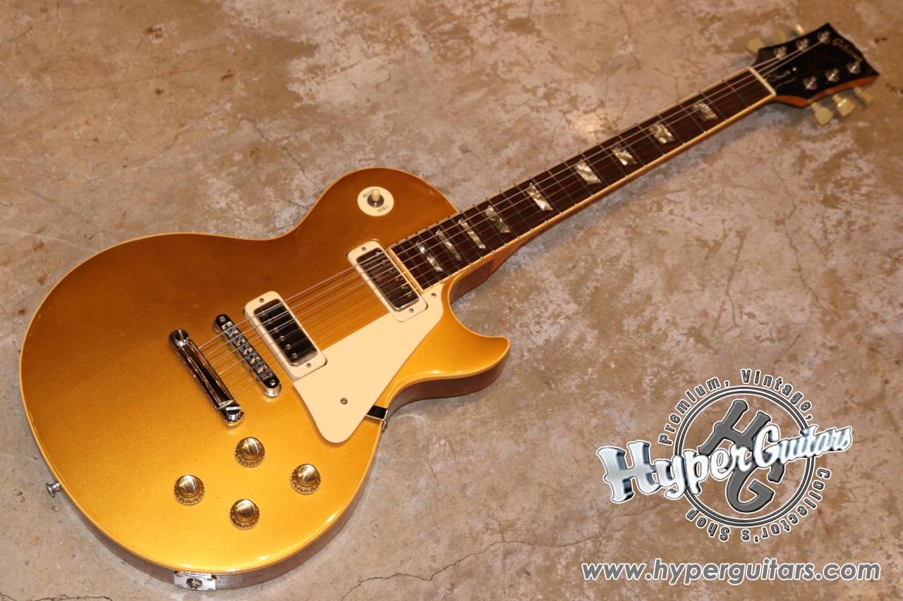 Gibson '76 Les Paul Deluxe - ゴールドトップ - ハイパーギターズ 