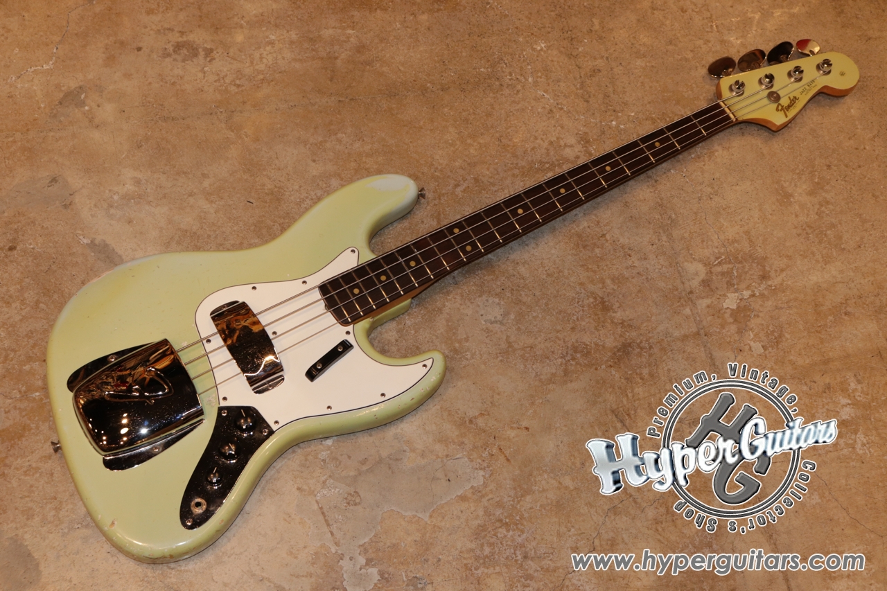 Fender '65 Jazz Bass - ソニックブルー / ローズ - Hyper Guitars