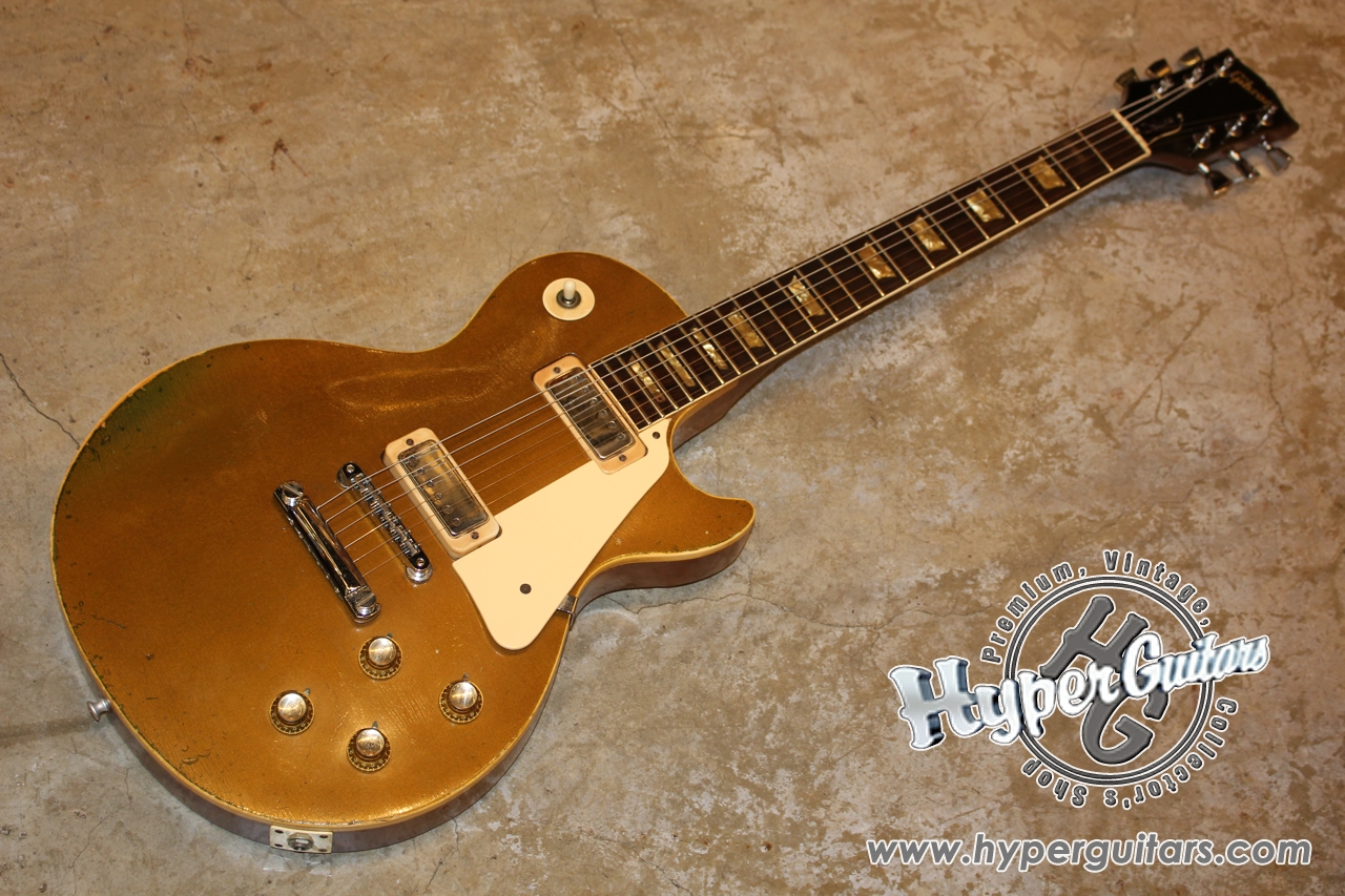 Gibson '74 Les Paul Deluxe - ゴールドトップ - ハイパーギターズ 