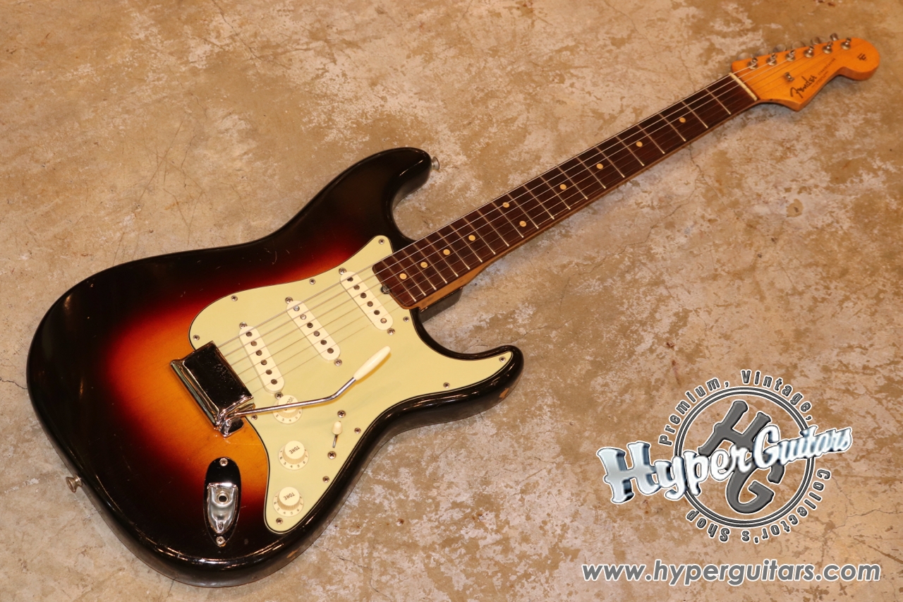 Fender '62 Stratocaster - サンバースト / スラブ ローズ - Hyper