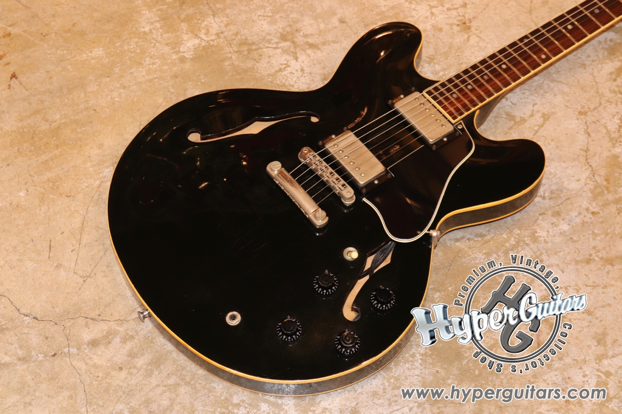 Gibson '86 ES-335 Dot - ブラック - Hyper Guitars | ヴィンテージ ...