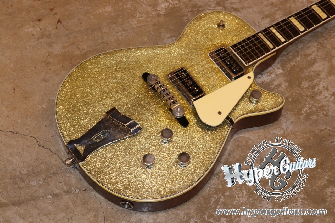 Gretsch '55 Silver Jet #6129 - シルバー スパークル - Hyper Guitars