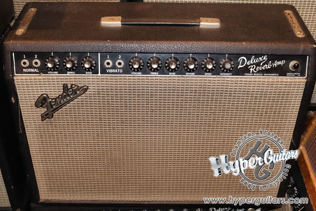 Fender '65 Deluxe Reverb Amp - ブラック フェイス - ハイパー 