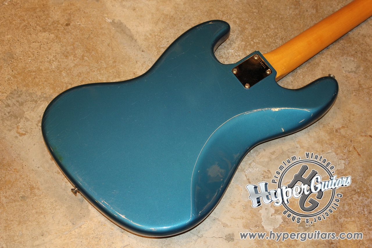 Fender '65 Jazz Bass - レイクプラシッドブルー / ローズ - Hyper 