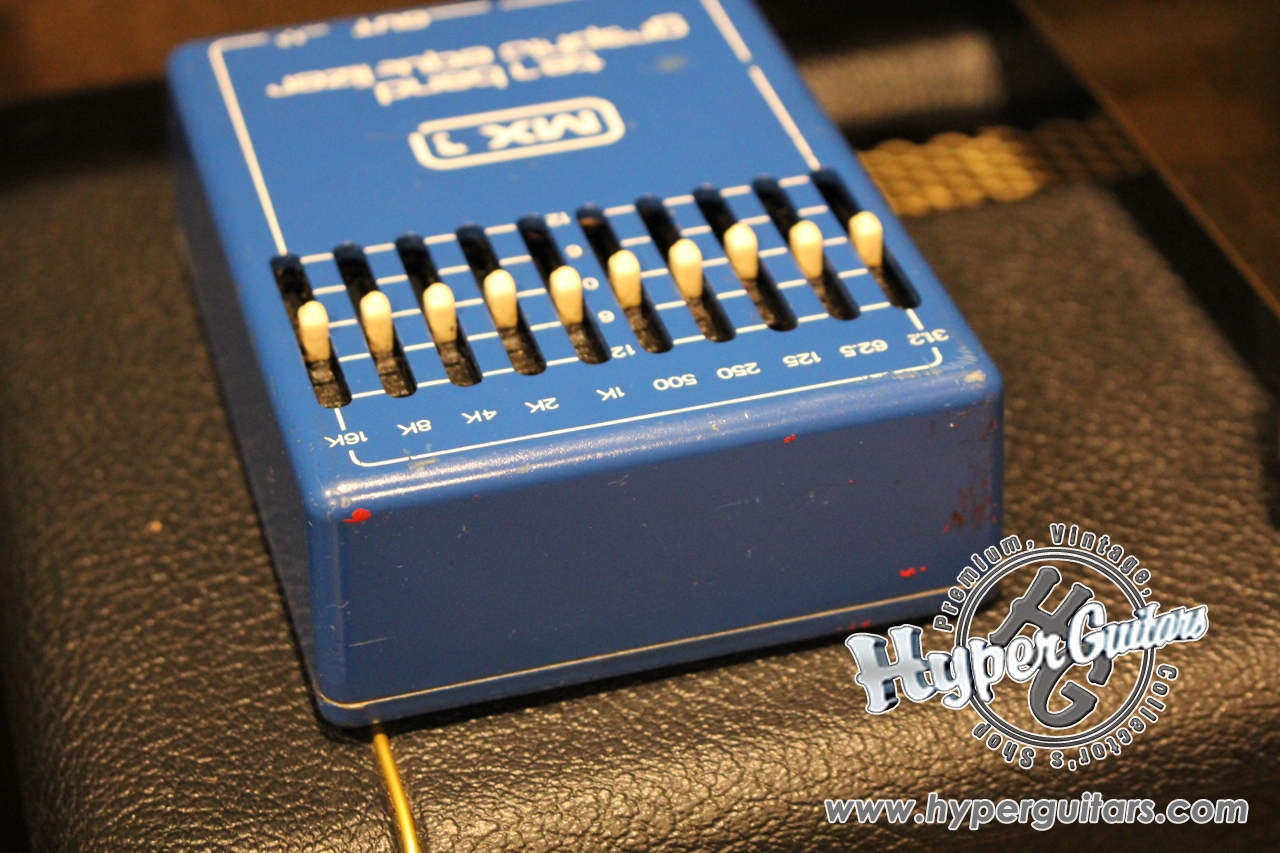 MXR 70's 10 Band Graphic Equalizer - ブルー - ハイパーギターズ Hyper Guitars |  ヴィンテージギター u0026 アンプ専門店 |  50年代-70年代を中心に選りすぐった中古ヴィンテージギターとアンプの専門店ハイパーギターズHyperGuitars。当店は創業30年以上のヴィンテージ  ...