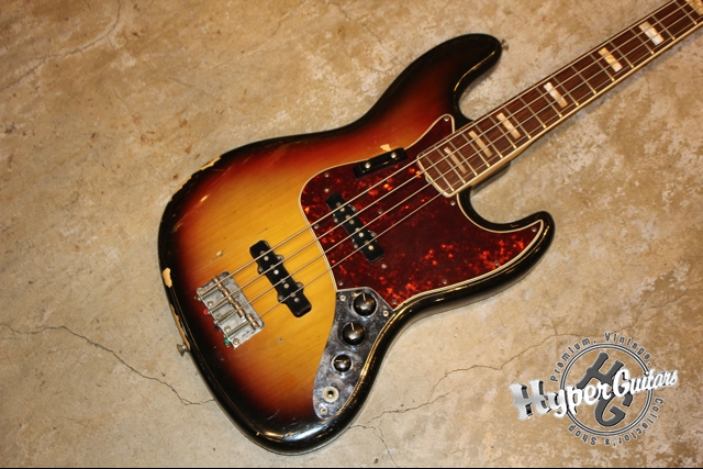 Fender '74 Jazz Bass - サンバースト / ローズ - Hyper Guitars 
