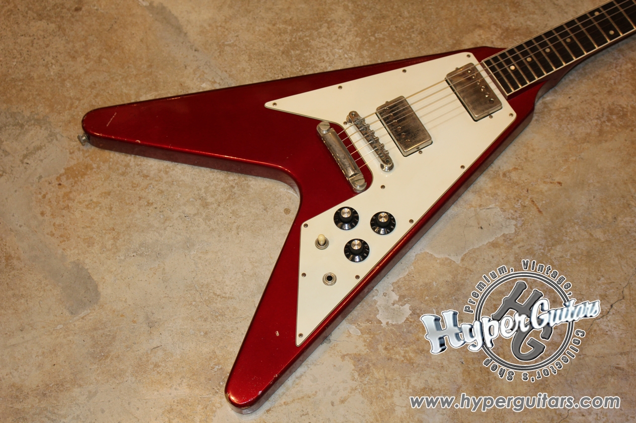 Gibson '83 Flying V - メタリックレッド - Hyper Guitars 