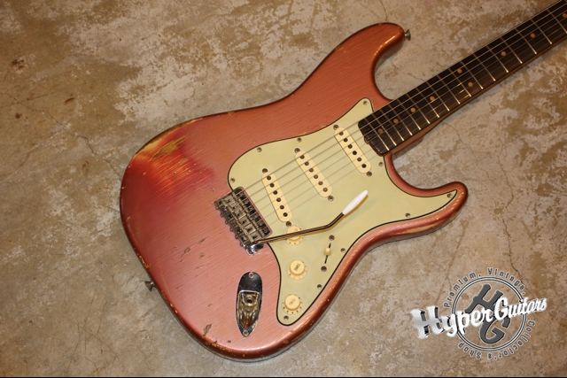 Fender '63 Stratocaster - バーガンディミストメタリック / ローズ 