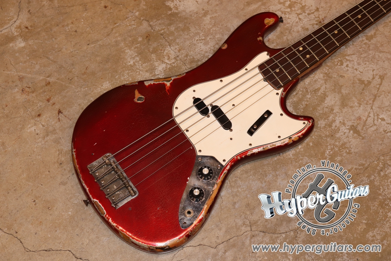 Fender '66 Bass V - キャンディアップルレッド / ローズ - Hyper ...