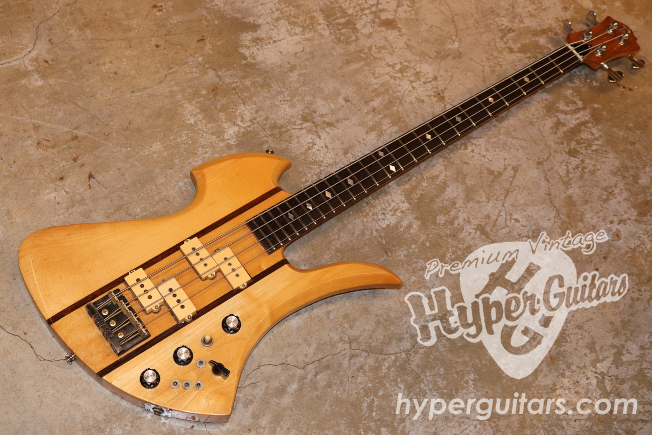 B.C.Rich '79 Mockingbird Bass - Natural - Hyper Guitars | VINTAGE