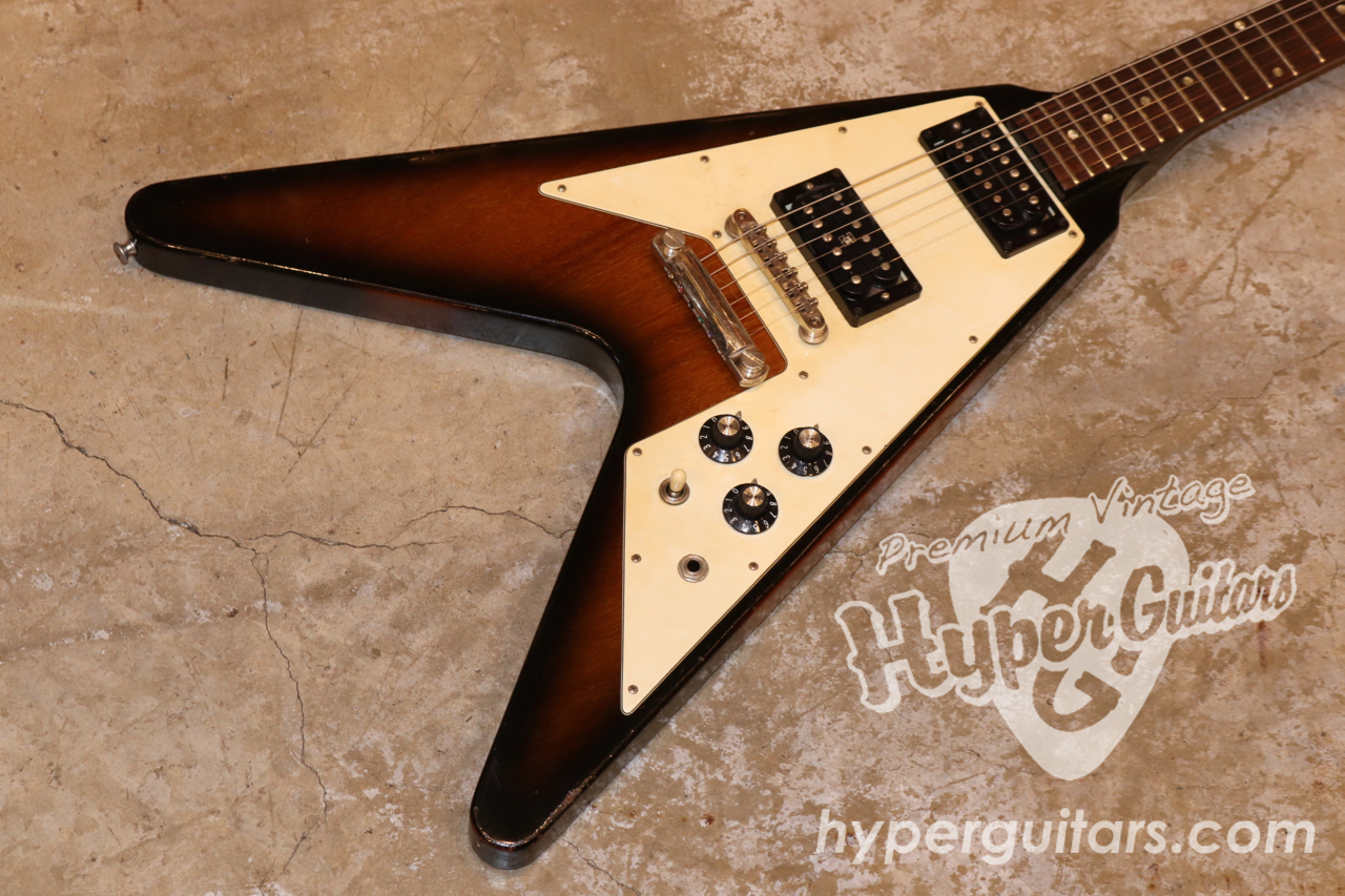 Gibson '76 Flying V - サンバースト - Hyper Guitars | ヴィンテージ