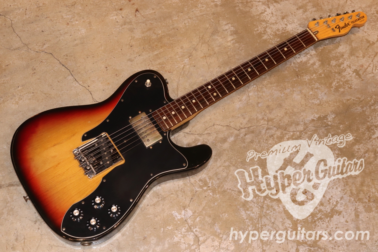 Fender '73 Telecaster Custom - サンバースト / ローズ - Hyper