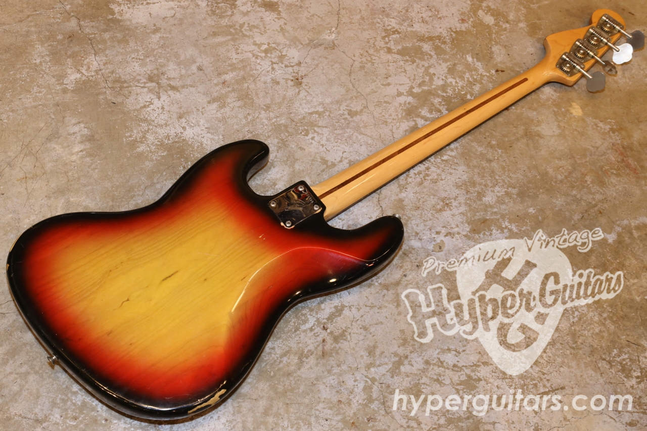 Fender '73 Jazz Bass - サンバースト / メイプル - Hyper Guitars 