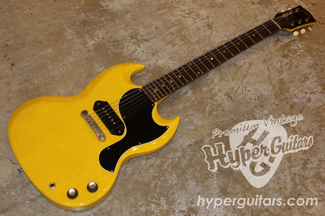 Gibson '65 SG Jr. - リフィニッシュ TVイエロー - ハイパーギターズ 