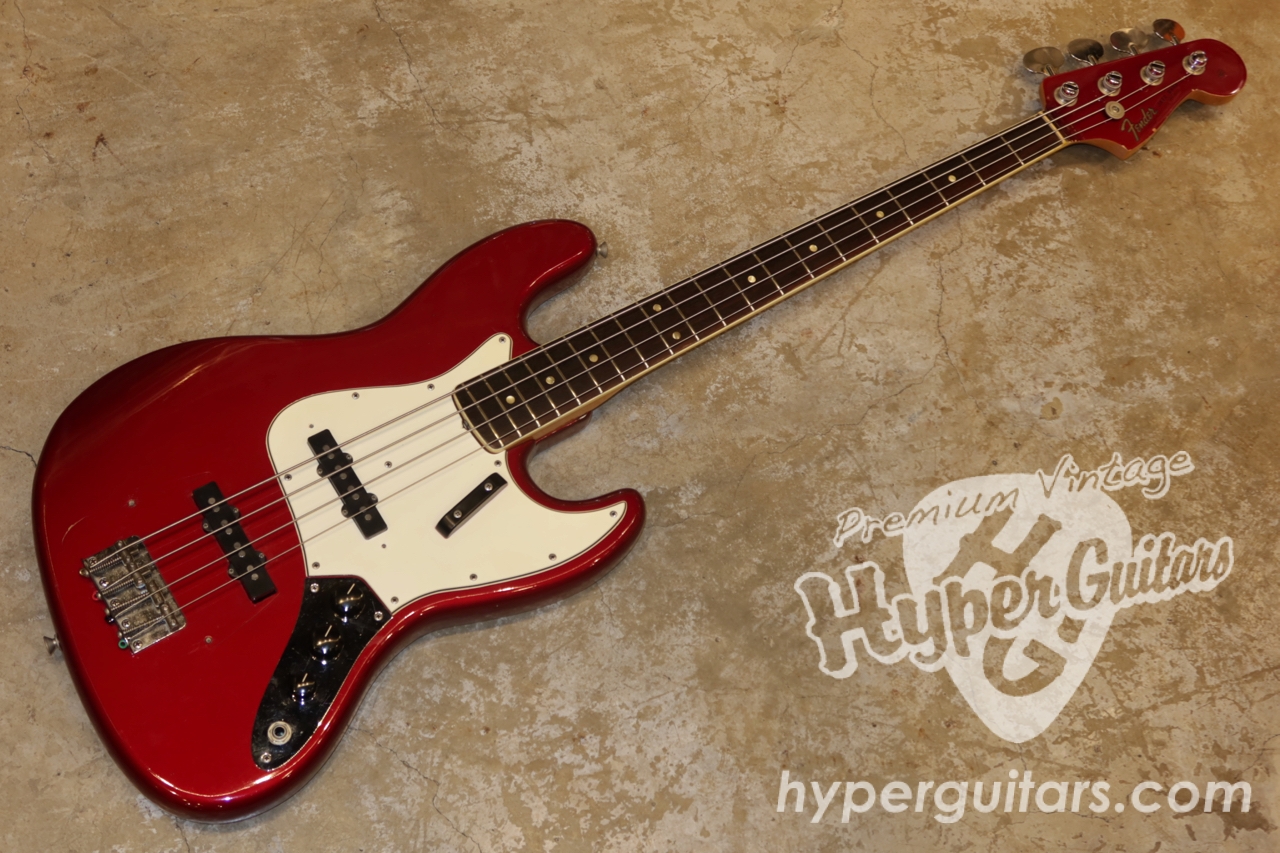 Fender '66 Jazz Bass - キャンディアップルレッド / ローズ - Hyper ...