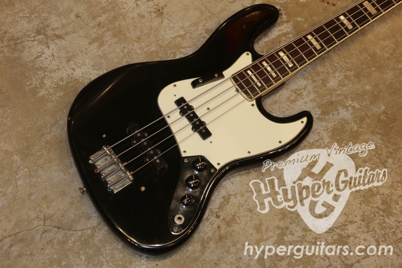 Fender '74 Jazz Bass - ブラック / ローズ - ハイパーギターズ Hyper 