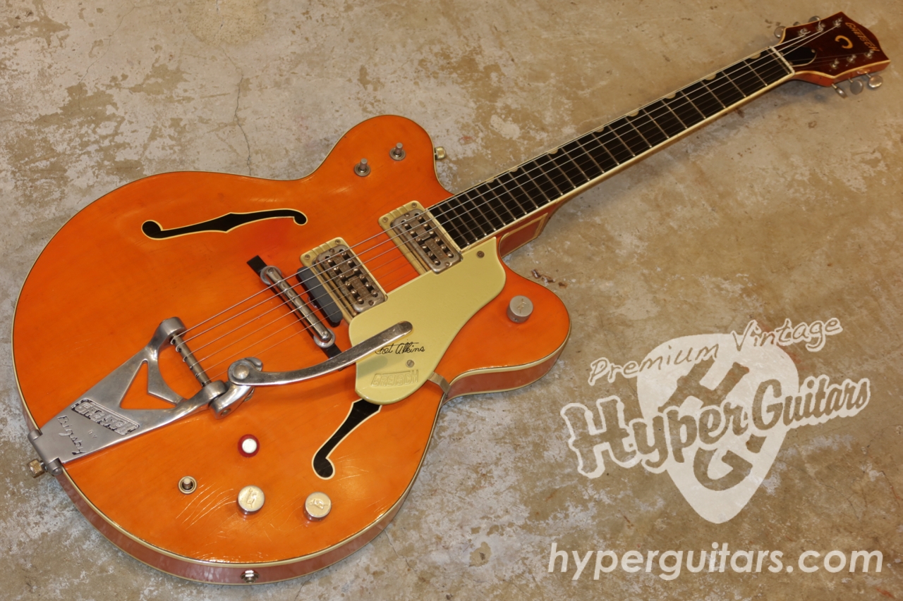 Gretsch '64 #6120 Nashville Double Cutaway - オレンジ - ハイパー 