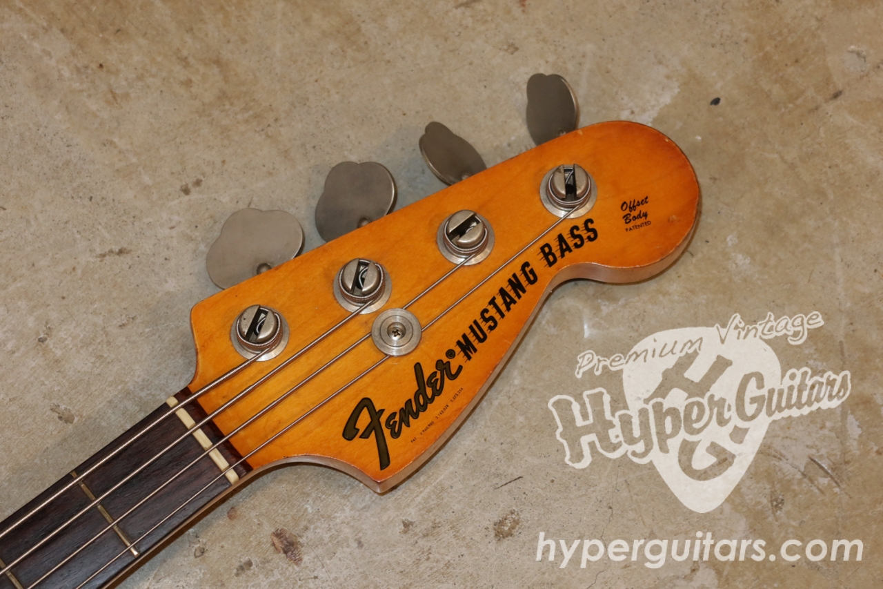 Fender '73 Mustang Bass - コンペティション ブルー - ハイパー 