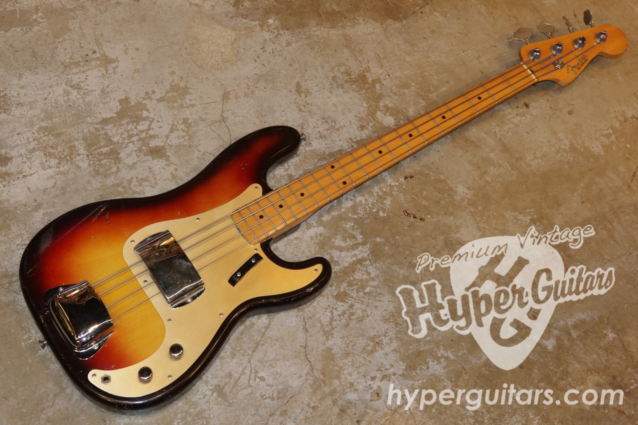 Fender '59 Precision Bass - サンバースト / メイプル - ハイパー 