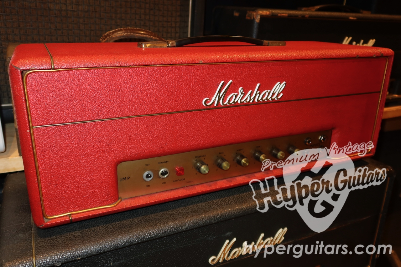 Marshall 68 1987 JMP 50 Head Red Hyper Guitars VINTAGE GUITAR Marshall 68 1987 JMP 50 Head Red Hyper Guitars VINTAGE GUITAR