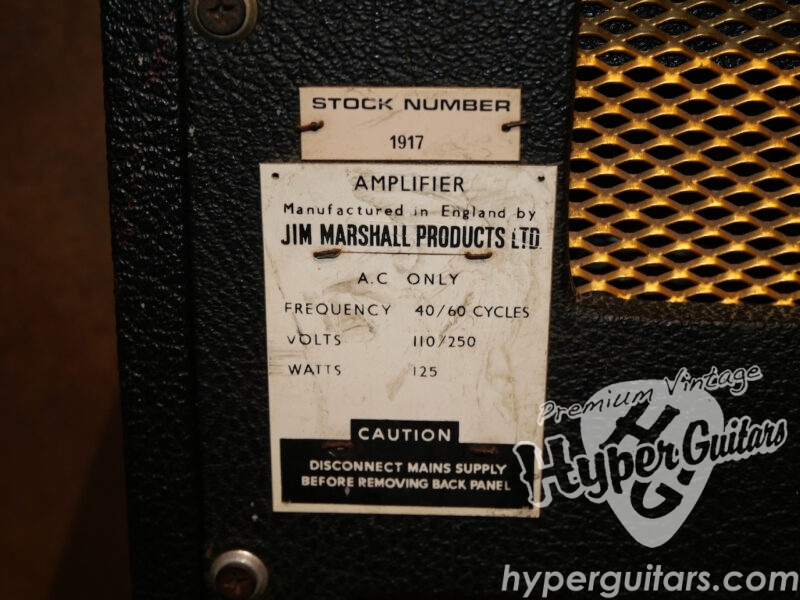 Marshall ’71 Model 1917 JMP P.A. 20 Head